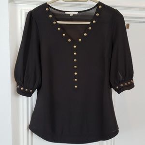 41 Hawthorn navy blouse from Stitchfix